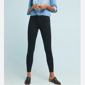 Pilcro by Anthropologie High-Rise Skinny Jeans Black Hipster Denim Sz: 29